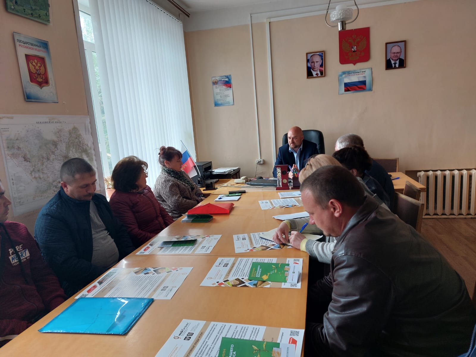 Выездное совещание в Малосердобинском и Лопатинском районах области