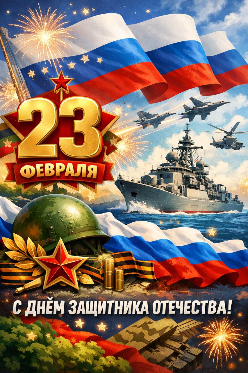 С ДНЕМ ЗАЩИТНИКА ОТЕЧЕСТВА!